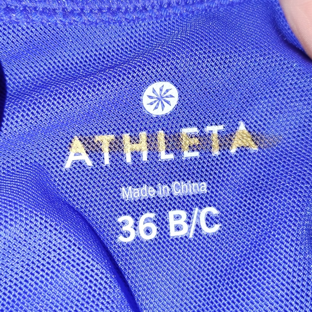 Athleta Tara Halter Bikini Top Size 36 B/C - Picture 5 of 8